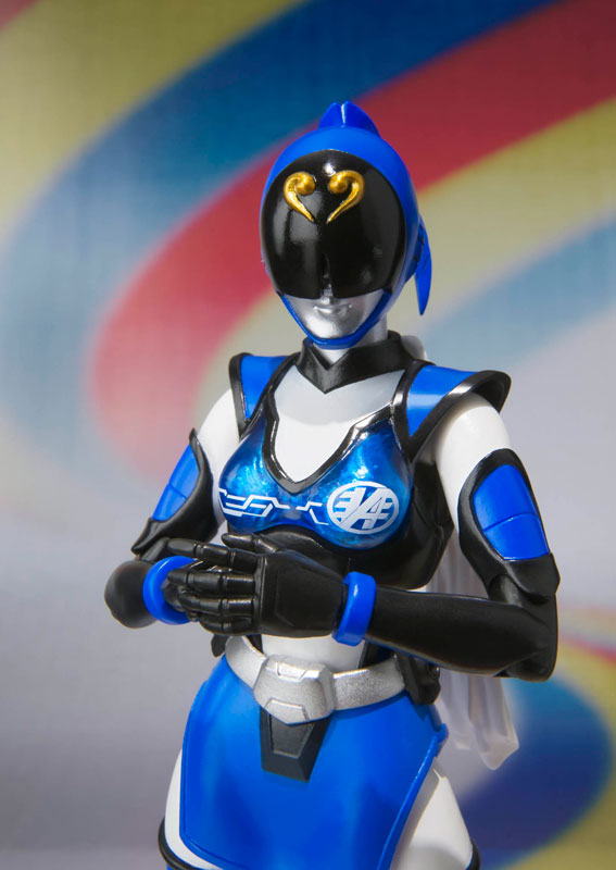 Bandai S.H.SH Figuarts Unofficial Sentai Akiba Rangers Blue 14cm Action ...