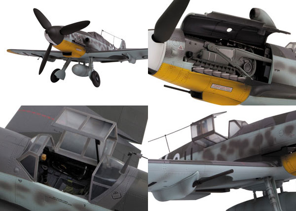 完成モデル 1/18 メッサーシュミット Bf109（再販）[エリート