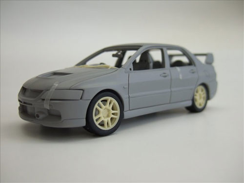 京商 1/43 三菱 ランサー エボリューション IX MR ホワイト