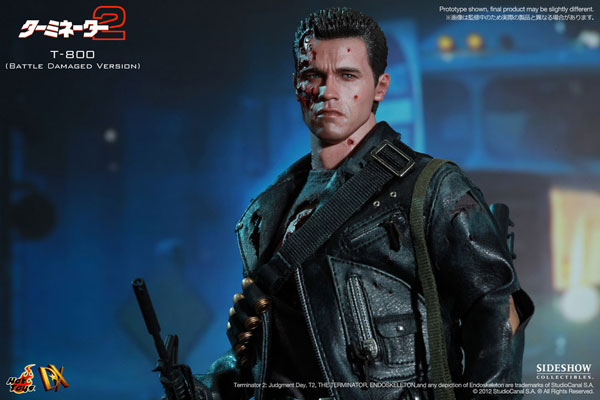ホットトイズ ターミネーター2 T-800 バトルダメージ 1/6 ムービー・マスターピースDX ターミネーター2 1/6 T-800 バトル
