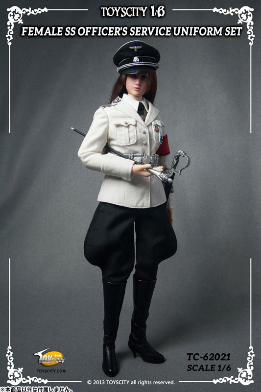 トイズシティ　ドイツ軍　女性　制服　ユニフォーム　1/6 ポップトイズ 女性服 WWIIドイツ軍 将校ユニフォーム セット