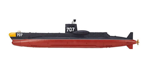 サブマリン707 1/144スケール 塗装済み完成モデル[海洋堂]《在庫