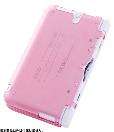 【新品】3DSLL用ジャケット　キラキラソフトジャケット ミニー・リボン 3DS LL用 ディズニー キャラクター キラキラソフトジャケット