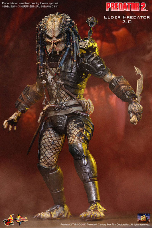 ホットトイズ 1/6 AVP エルダープレデター フィギュア-