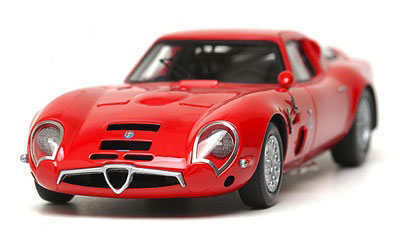 1/43 アルファロメオ ジュリア TZ2 1966 レッド[ヴィジョン