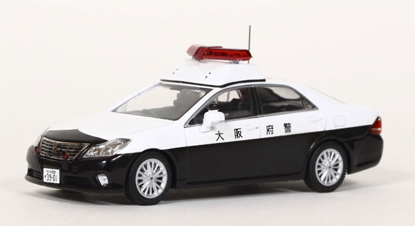 レイズ 1/43 トヨタ クラウン (GRS200) 2011 大阪府警察地域部機動警ら