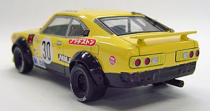 京商オリジナル 1/43 マツダ サバンナ RX-3 No.30 1972（イエロー/ブラック）[京商]《在庫切れ》