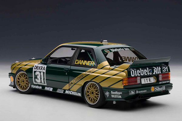 ダイキャストモデルカー 1/18 BMW M3 (E30) DTM 1991 #31 “DIEBELS ALT