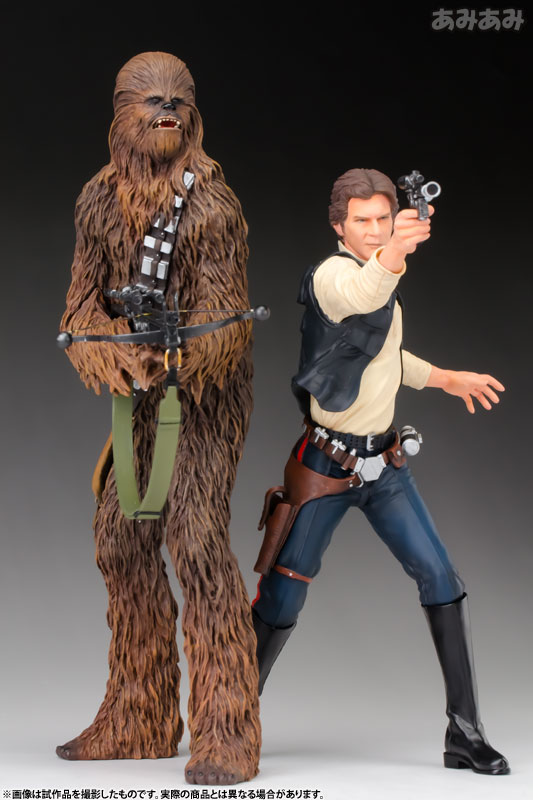 ARTFX＋ スター・ウォーズ ハン・ソロ ＆ チューバッカ 1/10 PVC塗装 