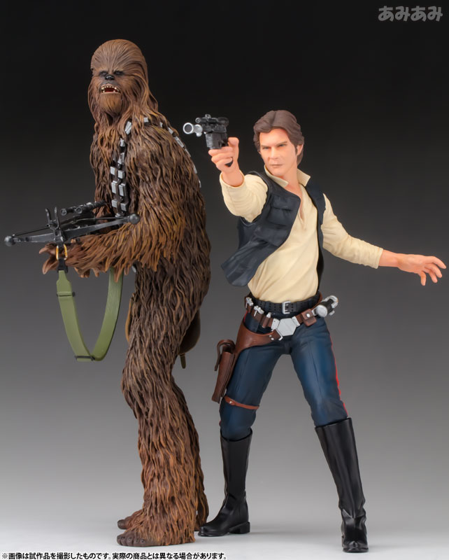 ARTFX+ スター・ウォーズ ハン・ソロ & チューバッカ 1/10 PVC塗装済み簡易組立キット 2体セット FIG-KAI-7186_29.jpg