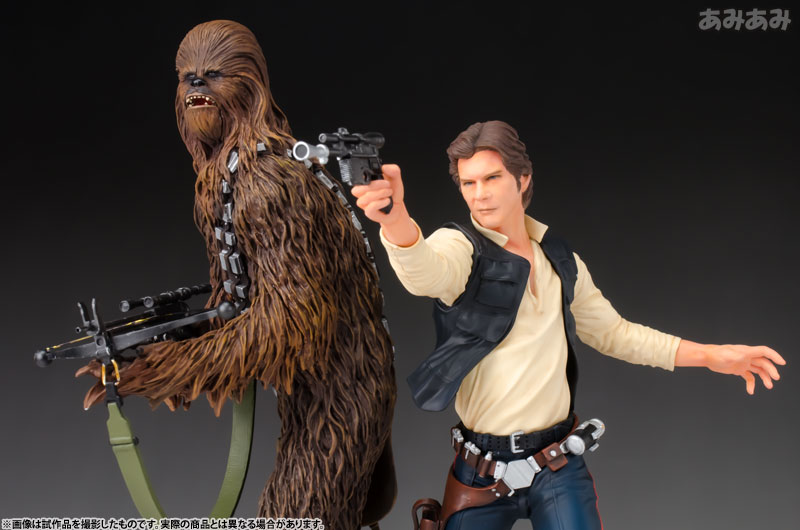 ARTFX+ スター・ウォーズ ハン・ソロ & チューバッカ 1/10 PVC塗装済み簡易組立キット 2体セット FIG-KAI-7186_30.jpg