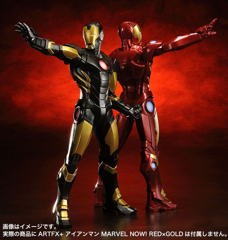 ARTFX+ アイアンマン MARVEL NOW! 【BLACK × GOLD】 1/10 PVC塗装済み簡易組立キット FIG-KAI-7646_05.jpg