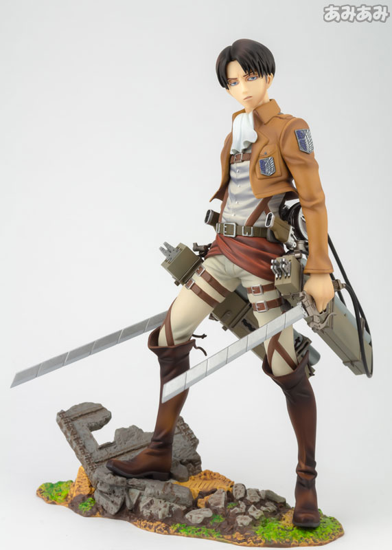 BRAVE-ACT 進撃の巨人 リヴァイ（お掃除版） 1/8 完成品フィギュア