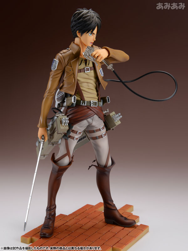 BRAVE-ACT 進撃の巨人 エレン・イェーガー（お掃除版） 1/8 完成品