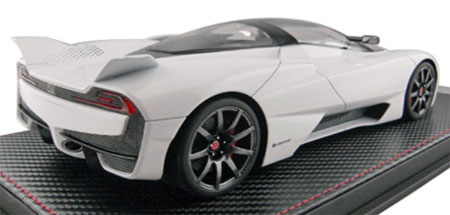 1/18 Shelby Supercars (SSC) tuatara（ホワイト）[フロンティアート]《取り寄せ※暫定》