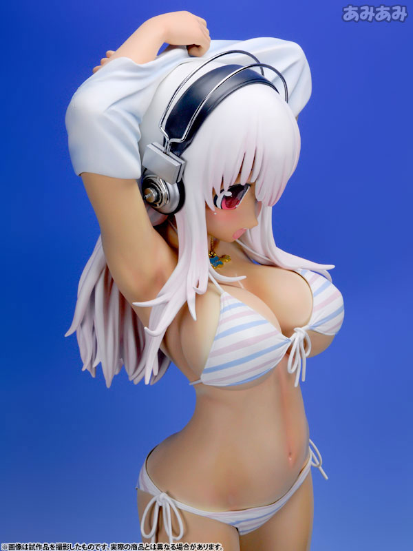 すーぱーそに子 日焼けVer. ボーダービキニ 1/2 ポリレジン完成品