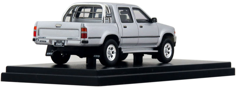 1/43 Toyota HILUX 4WD PICK UP SSR-X (1992) シルバーメタリック[ハイストーリー]《取り寄せ※暫定》