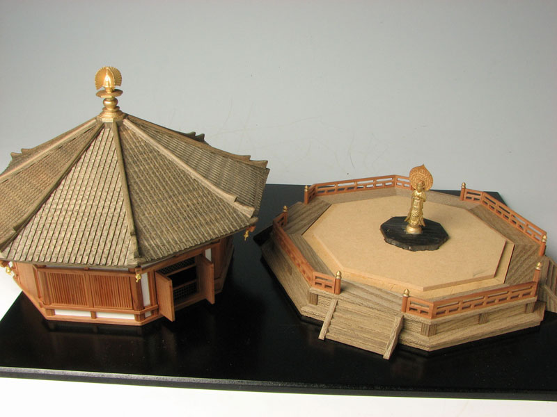 木製建築模型 1/100 法隆寺 夢殿(リニューアル版)-amiami.jp-あみあみオンライン本店-