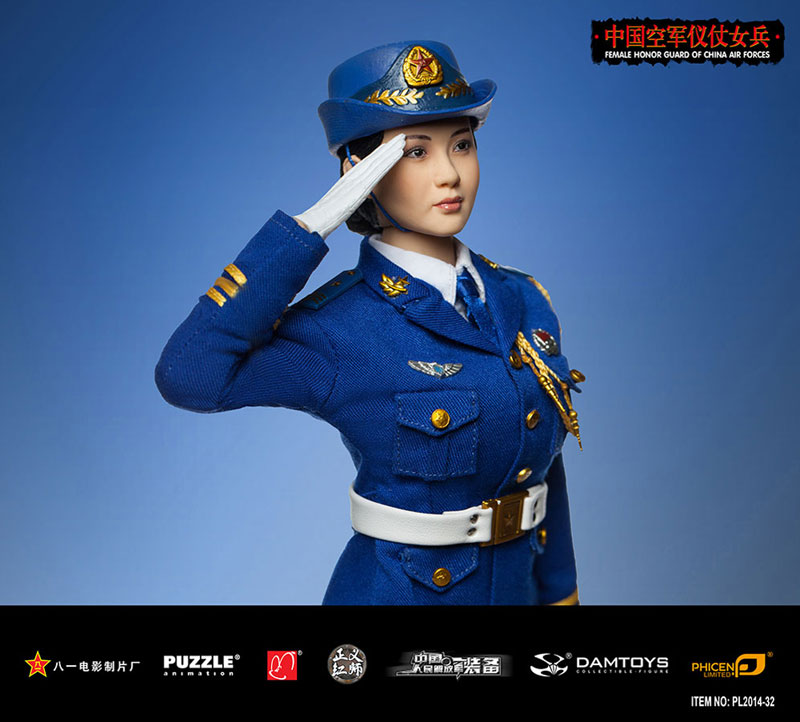 1/6スケール アクションフィギュア 中国人民解放軍空軍 女性儀仗兵(PL2014-32)[ファイセン・リミテッド]《在庫切れ》