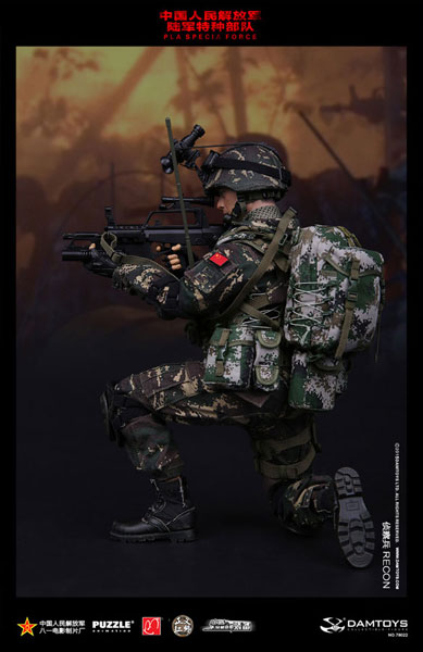 1/6スケールアクションフィギュア 中国人民解放軍 陸軍特殊部隊