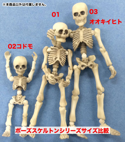 開店祝い ポーズスケルトン ヒト01 RE-MENT SF PoseSkeleton ポーズ 