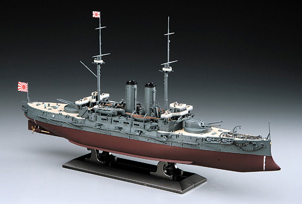 未組立 日本海軍 戦艦 三笠 日本海海戦 1905w 東郷平八郎＆秋山真之 1/350 日本海軍 戦艦 三笠 日本海海戦 1905 w/東郷平八郎＆秋山