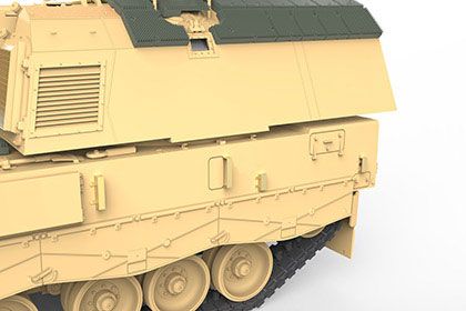 1/35 ドイツ PzH2000 自走榴弾砲増加装甲付き プラモデル[MENG