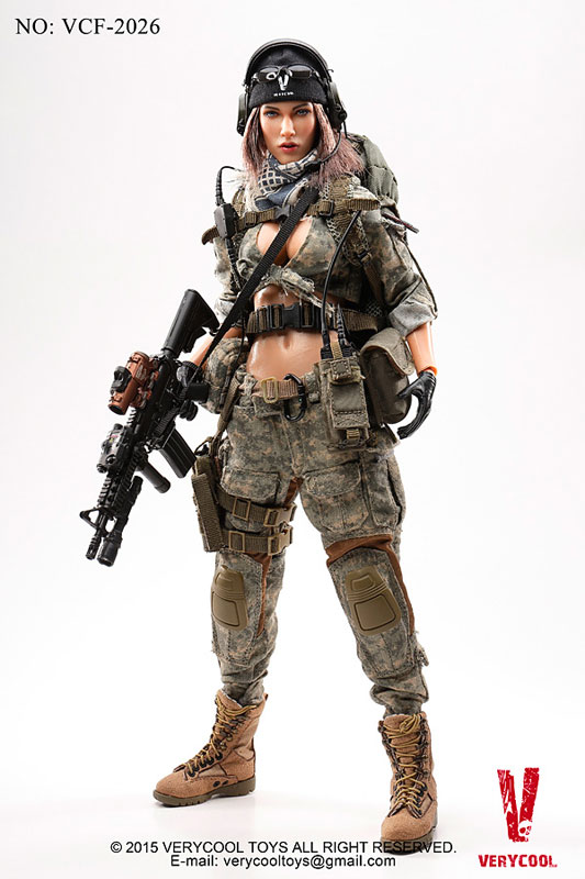 1/6スケールアクションフィギュア アメリカ陸軍 女性狙撃兵 ACU迷彩服(VCF-2026)[Very Cool]【送料無料】《在庫切れ》