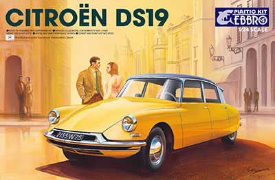 EBBRO 1/24 CITROEN DS19 プラモデル 1/24 Citroen DS19 プラモデル[EBBRO]《在庫切れ》