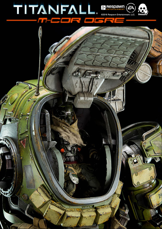TITANFALL M-COR OGRE 1/12可動フィギュア　スリーゼロ ThreeZero 3A Titanfall Ogre IMC 1/12 Action Figure