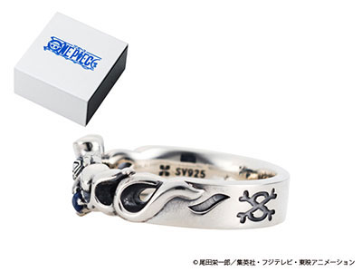 火拳のサボ ONE PIECE シルバーアクセサリー 05サボ『火拳』リング #7