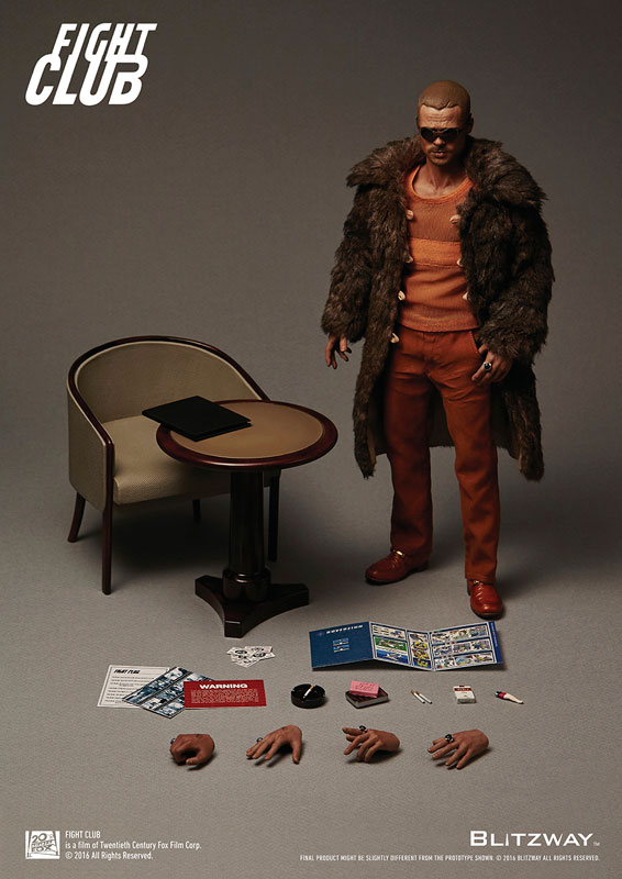 1/6コレクティブルフィギュア ブラッド・ピット as タイラー・ダーデン