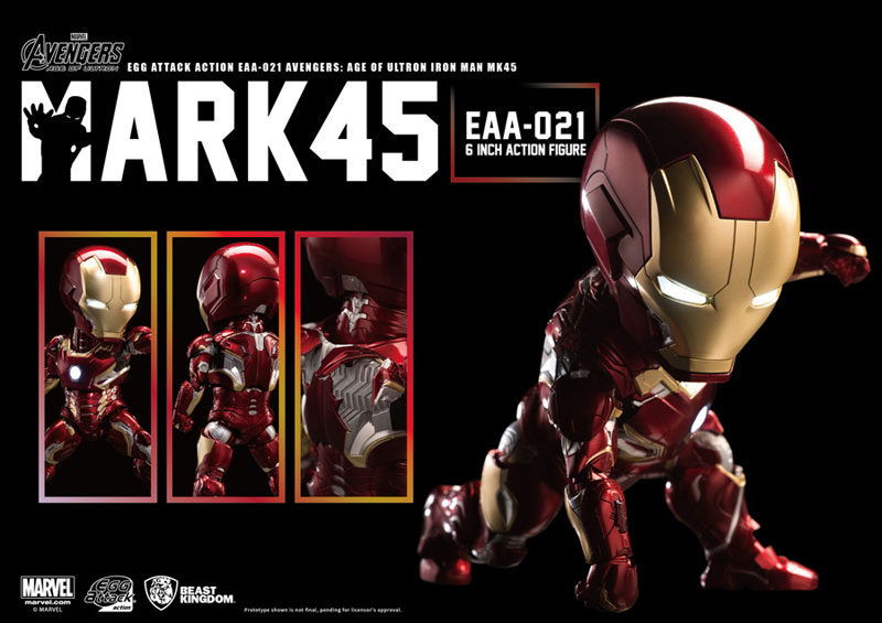 エッグアタック『アベンジャーズ/エイジ・オブ・ウルトロン』アイアンマンマーク45 Amazon.co.jp: ZD TOYS『エイジ・オブ・ウルトロン』アイアン
