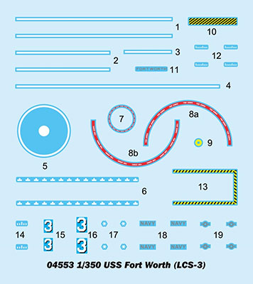 1/350 アメリカ海軍 LCS-3 フォート・ワース プラモデル[トランペッターモデル]《取り寄せ※暫定》