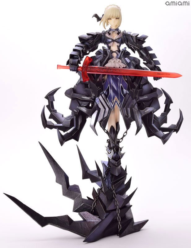 Fate/stay night セイバー・オルタ huke コラボパッケージ 1/7 完成品