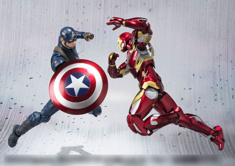 S.H.フィギュアーツ キャプテン・アメリカ(シビル・ウォー)＆アイアン