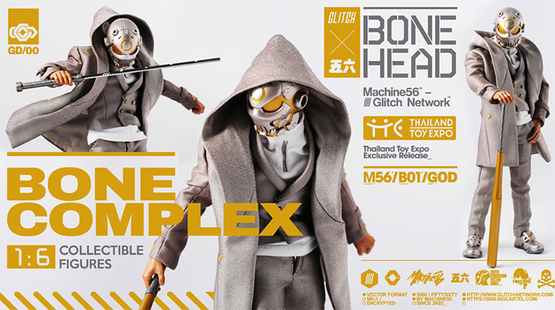 SIXTHVISION 1/6 コレクティブルフィギュア BONEHEAD god complex 