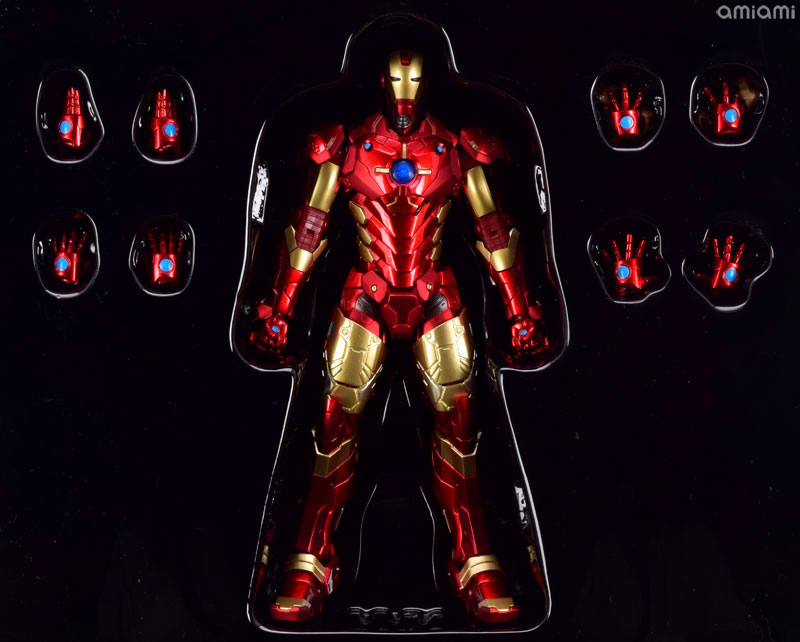 フィギュア　#07 IRON MAN MARVEL NOW!ver.(RED × GOLD) 「アイアンマン」 RE：EDIT IRON MAN ユニオンクリエイティブオンライン＆ワンダーフェスティバル2016夏限定 RE:EDIT IRON MAN #07 MARVEL NOW！VER. RED X GOLD VER. Wonder