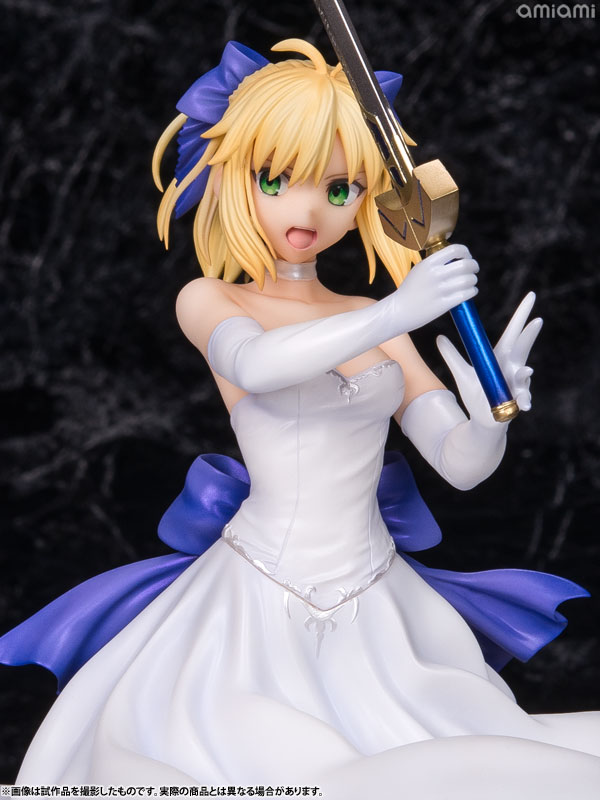 Fate/staynight [Unlimited Blade Works] セイバー 白ドレスVer. 1/8