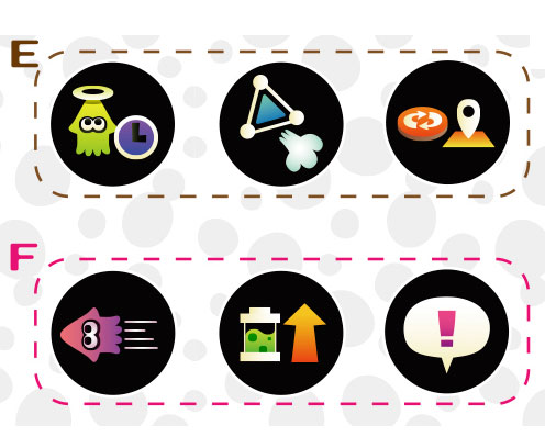 スプラトゥーン ギアパワー缶バッジ 8種コンプリートセット