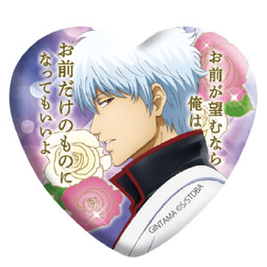 最先端 銀魂 坂田銀時 ハート Pommop コレクション ドキドキ缶バッジ 愛染香 バッジ Adga Org