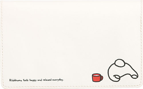 Bk25801 モノクロリラックマ 通帳カバー サンエックス 送料無料 在庫切れ