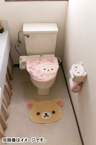 KF88901 リラックマ トイレマット&カバー コリラックマ KF88901 リラックマ トイレマット&カバー コリラックマ