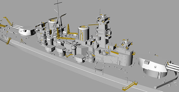 未組立☆ 1/700 ソ連超弩級戦艦ソビエツキー・ソユーズ 1938年