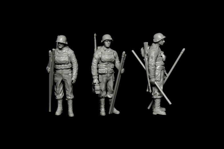 1/35 上陸用舟艇 LCVP (フィギュア28体付き) プラモデル[イタレリ