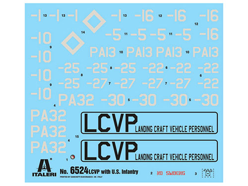 1/35 上陸用舟艇 LCVP (フィギュア28体付き) プラモデル[イタレリ