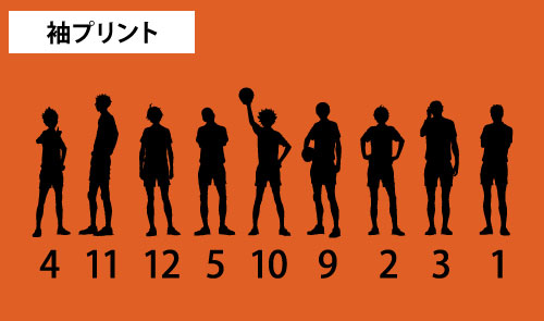 ハイキュー 烏野高校 Vs 白鳥沢学園高校 烏野高校排球部応援tシャツ 月島蛍ver カリフォルニアオレンジ M 再販 コスパ 在庫切れ