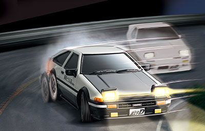 ドリフトパッケージナノ 爆音閃光セット トヨタ スプリンタートレノ（AE86） 頭文字D プロジェクトD Ver.　