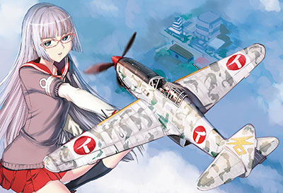 クリエイターワークスシリーズ 1/32 「紫電改のマキ」川崎 キ61三式戦闘機 飛燕 1型“飛燕のお蛍” プラモデル TOY-SCL2-66239_03.jpg