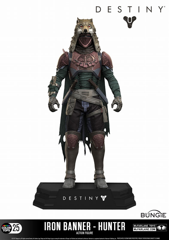デスティニー　アイアンバナー ハンター 7インチ アクションフィギュア カラートップス/ Destiny デスティニー： アイアンバナー